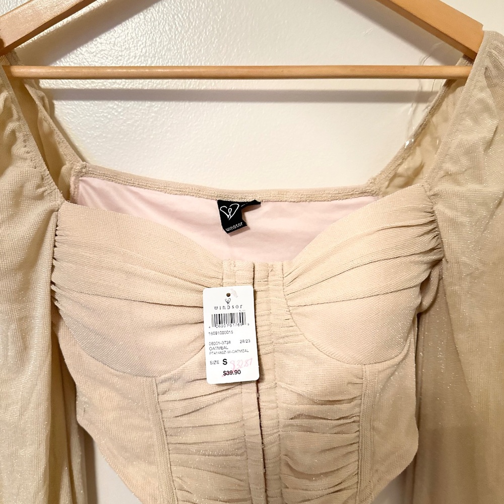 Golden hour glittery dress